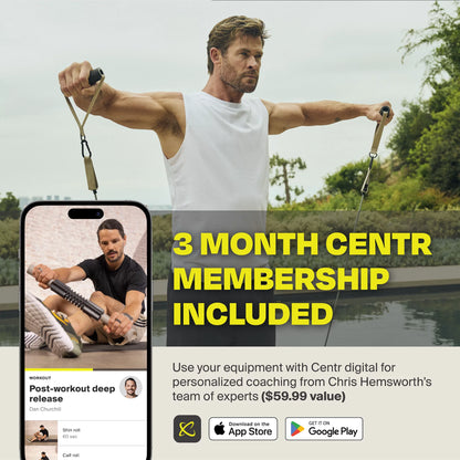 by Chris Hemsworth Recovery Kit, Targets Sore Muscles, 6-Piece Set with 3-Month  Membership