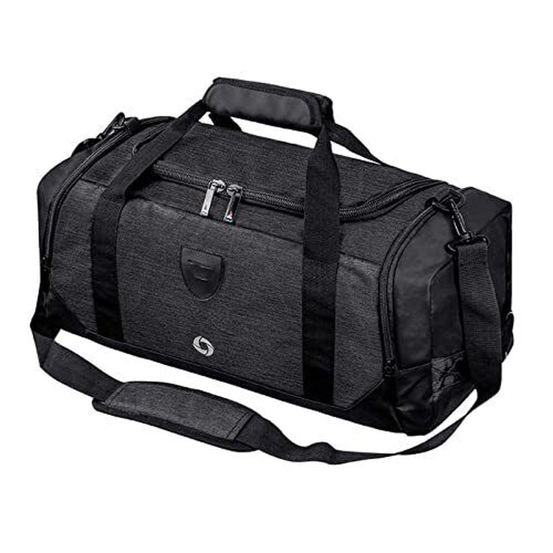 Gym Duffle Bag Backpack Waterproof Sports Duffel Bags Travel Weekender Black